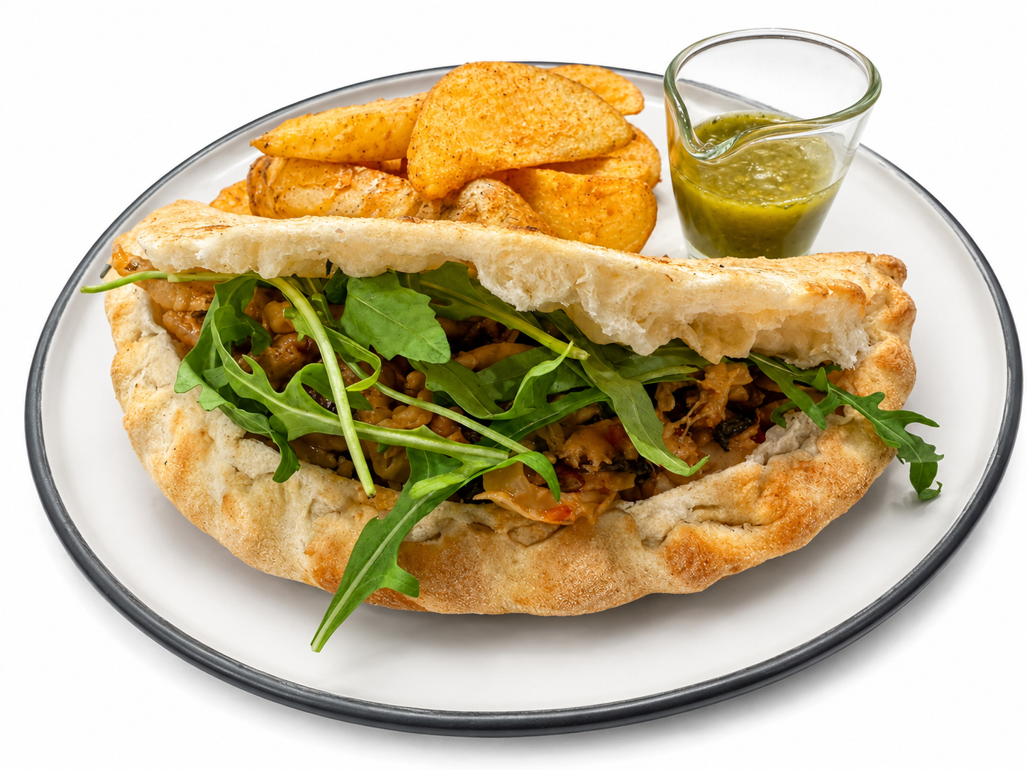 Pad Kra Pao Pocket Pizza