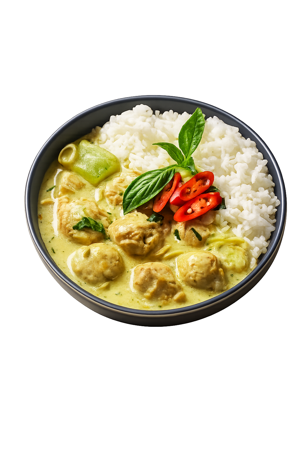 Green Curry with Jasmine Rice